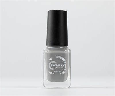 Swanky Stamping Лак для дизайна ногтей S84 серый гранит 6мл 7693732740936