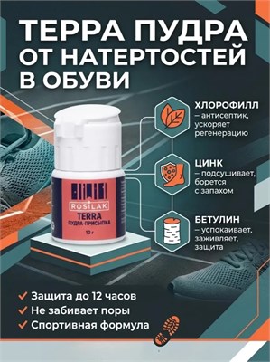 Rosilak Пудра-присыпка с бетулином и хлорофилом TERRA  МИНИ, 10г 4630012572538