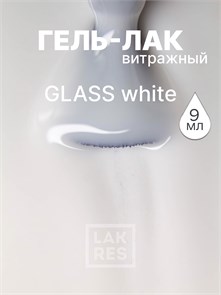 Гель-лак Lakres Glass White, 9 мл 1119193