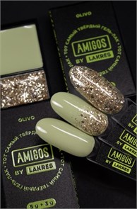 Тот самый твердый гель-лак AMIGOS by LAKRES OLIVO, 8 гр 111570