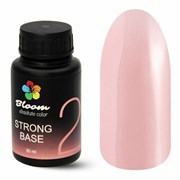 База Bloom Strong жесткая оттенок №2 (теплый розовый) 30 мл 4603739340155