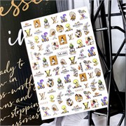 LAQUE Наклейки на водной основе #М-08 COLOR 2000000002866