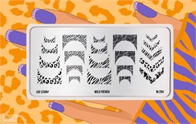 -30% Пластина для стемпинга Go! Stamp 284 Wild French 2546131606004