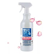 Мультидез-Тефлекс для дезинфекции и мытья поверхностей с отдушкой РОЗОВЫЙ САХАР (триггер) 0,5л 4623723895522