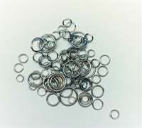 Пирсинг для дизайна ногтей микс серебро 100 шт 2000000001661