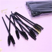 Щеточки (браши) для ресниц и бровей черные 50 шт 2069113762388