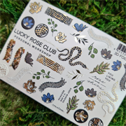 LUCKY ROSE 3D Foil  Slider Gold-5 4603300353232