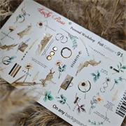 LUCKY ROSE Foil Colour gold-91 4603300353089