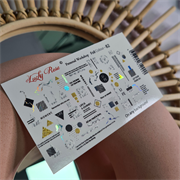 LUCKY ROSE Foil Colour holography-82 4603300352990