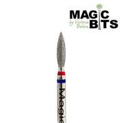 Алмазное пламя 2.3мм ОСТРЫЙ кончик (Натуральный алмаз) (Средне-мягкая) НАПл СМ23