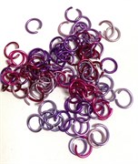 Пирсинг для дизайна ногтей микс фиолетовый 100 шт 2000000001678