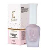 IQ BEAUTY Средство для ногтей/ Укрепитель с коллоидным золотом Gold Hardener/ для ослабленных и ломких ногтей/ Nude, 12.5 мл 4610210591791