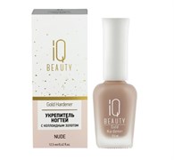 IQ BEAUTY Средство для ногтей/ Укрепитель с коллоидным золотом Gold Hardener/ для ослабленных и ломких ногтей/ Lilac, 12.5 мл 4610210591821