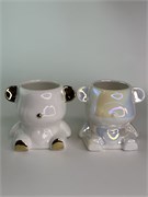 Стакан подставка BearBrick белый 2000000030869