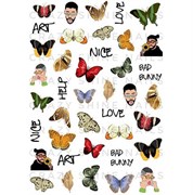 Слайдер-дизайн Crazy Shine Nails mini : Bad bunny 4607790911491