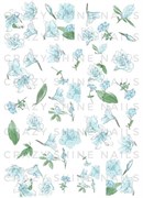 Слайдер-дизайн Crazy Shine Nails mini : Гортензии 4607790911521