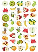 Слайдер-дизайн Crazy Shine Nails mini : Фрукты 2 4607790911576