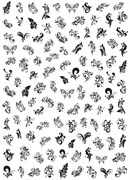 Слайдер-дизайн Crazy Shine Nails: Вензеля 4607790920424