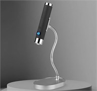 Лампа-фонарик c ИИ сенсором L6 на подставке черный 2000000061504