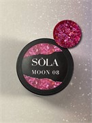 Гель с блестками MOON 08 SOLAlove, 5мл 2000000364650