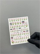 Стикеры Цветы DD-723 2000000015767