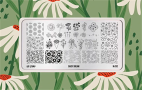 -30% Пластина для стемпинга Go! Stamp 202 Daisy dream 2546131604918
