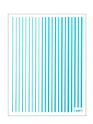 3D полоски неон голубой 2053895661182