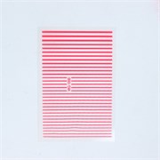 3D полоски неон красный 2010855070965