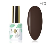 Mio Гель-лак E-03. Эспрессо, 8 мл 4603741476170