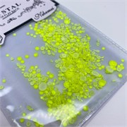 Стразы неон NN, 740 шт, желтый 2064113444821