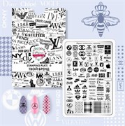 -30% Пластина для стемпинга Малина 6 