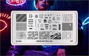 -30% Пластина для стемпинга Go! Stamp 57 Webpunk - @kuftyreva_nails 2546131601115