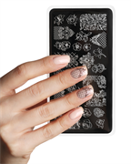 SALE E.Mi Пластина для стемпинга №9 Цветы и узоры 4610214490724