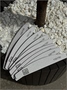 Пилка Lakres 100/150 лодочка (на пенной основе) 2087706009955