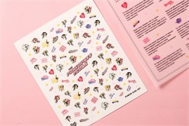 Набор слайдеров RockNail Nail Tattoo Power Girl Set 2546131415675