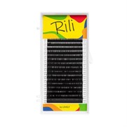 Ресницы чёрные Rili - 16 линий - MIX (M 0.10 5-7мм) 8933720127318