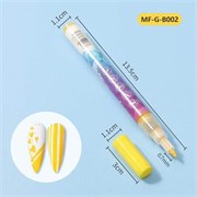 Акриловый маркер Acrylic Paint Pen 0,7 мм (желтый) 2000000015552