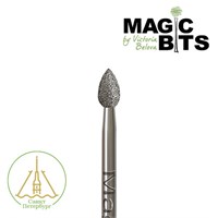 Фреза гранатовая чечевица 2.9 мм Magic Bits Средне-мягкая (ГрЧ29) 2602860002590