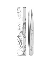 FreiAVIVER Точечный пинцет для бровей Sharp, серебро 2000780250938