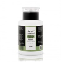 "GEL-OFF" Mentol Средство для снятия гель-лака с охлаждающим эффектом Professional, 200 мл (с помпой для ватных дисков) 4665299741223