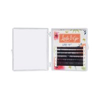 Омбре ресницы Lash&amp;Go микс 0,10/D/8-13 mm "Белый" (6 линий) 4630073751842