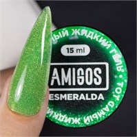 Жидкий гель Амигос GLAMОUR ESMERАLDА, 15 мл 4673754438434