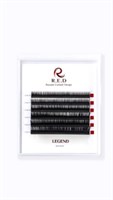 Ресницы черные R.E.D "Legend" 6 линий L 0.10 MIX mini  5-6 mm 2010294306458