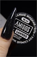 Тот самый Жидкий гель AMIGOS BRILLAR NEGRO, 15 мл П-G-008-L