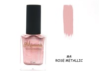 Лак-краска для стемпинга "Малина" M4 , Rose Metallic, 12 мл 2051473510495