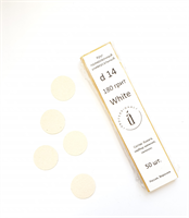 ATIS Сменный файл для педикюрного диска D14, 60 штук, 180 грит, White 00216/180 7930074402208