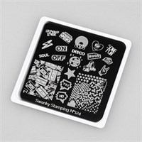 -30% Пластина Swanky Stamping 124 маленькая 6*6 4603745697694