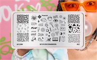 Пластина для стемпинга Go Stamp 22 90's by @culturamanicura 2546131415866