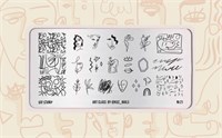 Пластина для стемпинга Go Stamp 21 Art Class by @kuz_nails 2546131415859