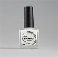 Swanky Stamping Лак для дизайна ногтей S002 белый 10мл 7693733356259